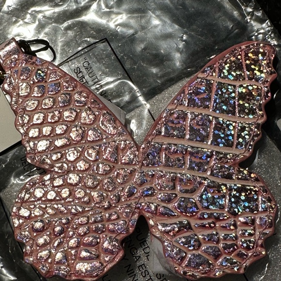 NWT Brahmin PINK Pixie Dust Butterfly Tassel 🦋 - Picture 4 of 9